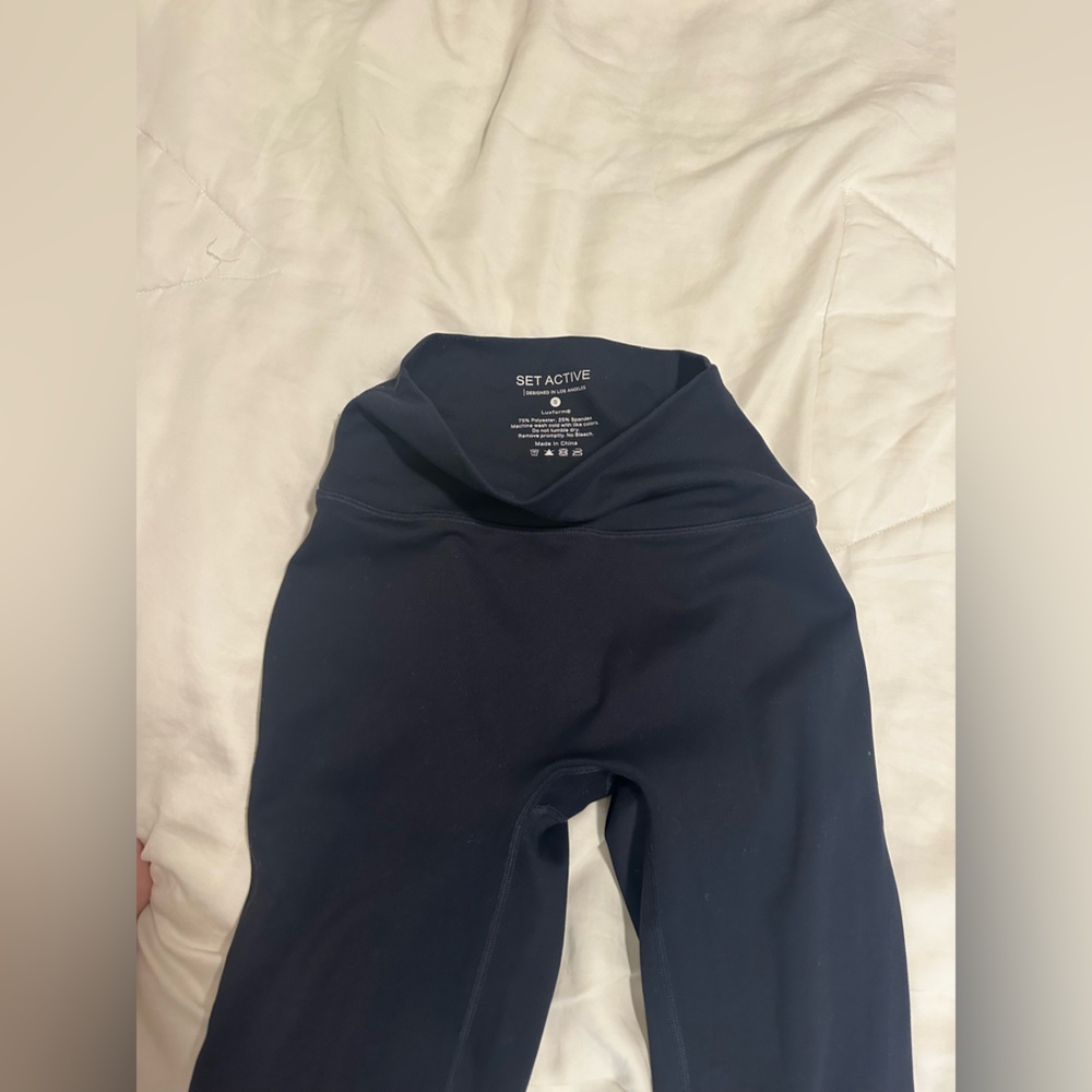SET Active Black High-Rise Leggings